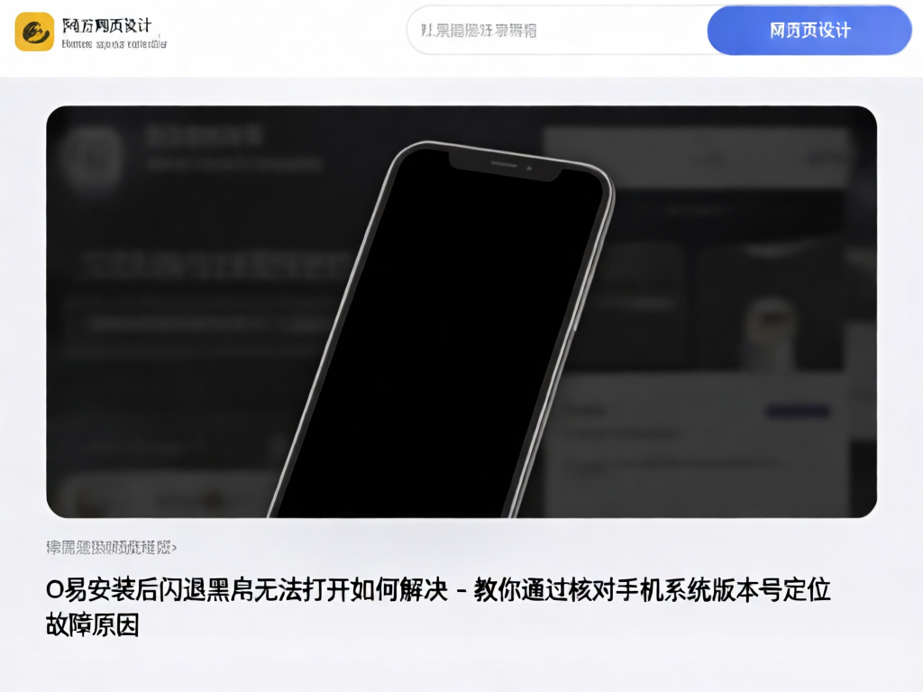 O易故障排查流程图